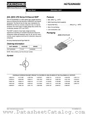 HGTG30N60B3 datasheet pdf Fairchild Semiconductor