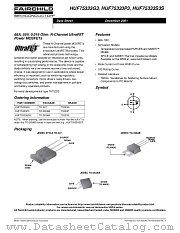 HUF75333S3S datasheet pdf Fairchild Semiconductor