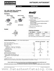 HUF75623P3 datasheet pdf Fairchild Semiconductor