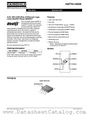 HUF76113SK8 datasheet pdf Fairchild Semiconductor