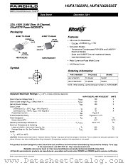 HUFA75623P3 datasheet pdf Fairchild Semiconductor