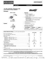 HUFA76409P3 datasheet pdf Fairchild Semiconductor