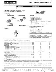 HUFA76423P3 datasheet pdf Fairchild Semiconductor