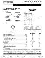 HUFA76645P3 datasheet pdf Fairchild Semiconductor