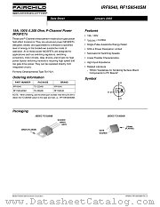 IRF9540 datasheet pdf Fairchild Semiconductor