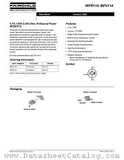IRFR110 datasheet pdf Fairchild Semiconductor