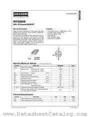 IRFS650B datasheet pdf Fairchild Semiconductor