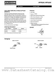 IRFU220 datasheet pdf Fairchild Semiconductor