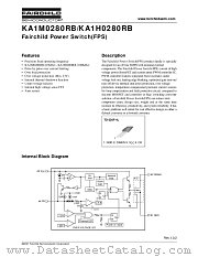 KA1H0280RB datasheet pdf Fairchild Semiconductor