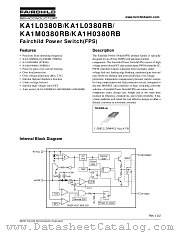 KA1H0380RB datasheet pdf Fairchild Semiconductor