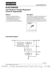 KA278RA05 datasheet pdf Fairchild Semiconductor