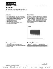 KA3082B datasheet pdf Fairchild Semiconductor