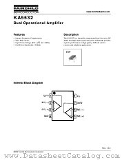 KA5532 datasheet pdf Fairchild Semiconductor