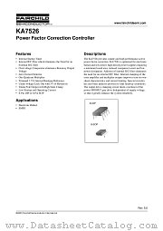 KA7526 datasheet pdf Fairchild Semiconductor