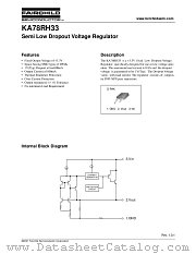 KA78RH33 datasheet pdf Fairchild Semiconductor