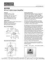 KH104 datasheet pdf Fairchild Semiconductor