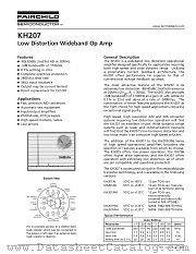 KH207 datasheet pdf Fairchild Semiconductor