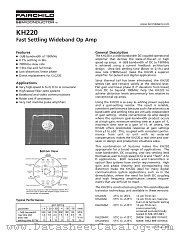 KH220 datasheet pdf Fairchild Semiconductor