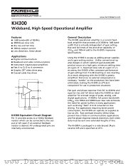KH300 datasheet pdf Fairchild Semiconductor