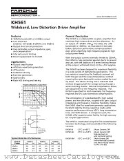 KH561 datasheet pdf Fairchild Semiconductor