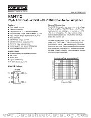 KM4112 datasheet pdf Fairchild Semiconductor