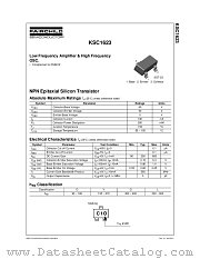 KSC1623 datasheet pdf Fairchild Semiconductor