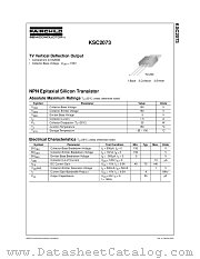 KSC2073 datasheet pdf Fairchild Semiconductor