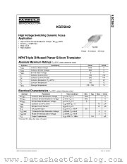 KSC5042 datasheet pdf Fairchild Semiconductor