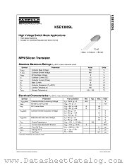 KSE13009L datasheet pdf Fairchild Semiconductor