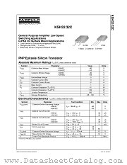 KSH32 datasheet pdf Fairchild Semiconductor