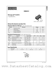 KSK211 datasheet pdf Fairchild Semiconductor