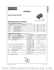 KST2907A datasheet pdf Fairchild Semiconductor