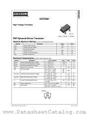 KST5401 datasheet pdf Fairchild Semiconductor