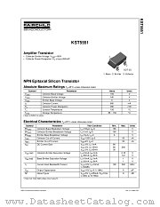 KST5551 datasheet pdf Fairchild Semiconductor
