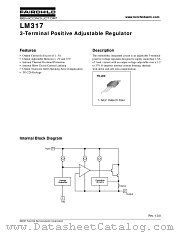 LM317 datasheet pdf Fairchild Semiconductor