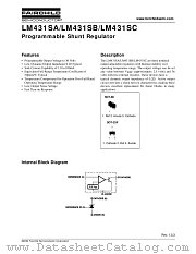 LM431SB datasheet pdf Fairchild Semiconductor