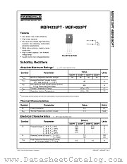 MBR4035PT datasheet pdf Fairchild Semiconductor