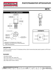 MCT4 datasheet pdf Fairchild Semiconductor