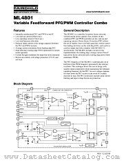 ML4801 datasheet pdf Fairchild Semiconductor