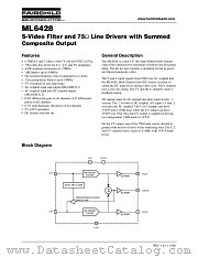 ML6428 datasheet pdf Fairchild Semiconductor