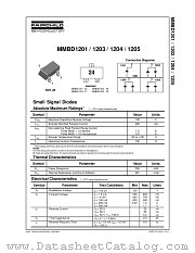 MMBD1204 datasheet pdf Fairchild Semiconductor