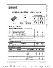 MMBD1501A datasheet pdf Fairchild Semiconductor