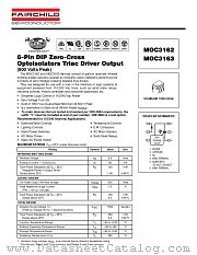 MOC3162-M datasheet pdf Fairchild Semiconductor