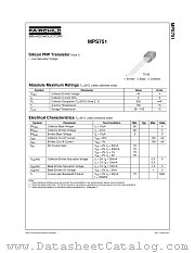 MPS751 datasheet pdf Fairchild Semiconductor