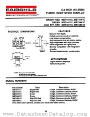 MST4111C datasheet pdf Fairchild Semiconductor