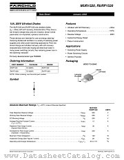 MUR1520 datasheet pdf Fairchild Semiconductor