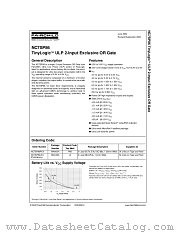 NC7SP86 datasheet pdf Fairchild Semiconductor