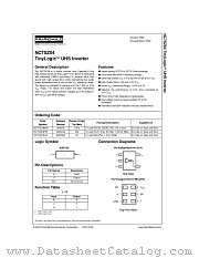 NC7SZ04 datasheet pdf Fairchild Semiconductor