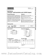 NC7WZ125 datasheet pdf Fairchild Semiconductor