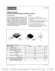NDP7050 datasheet pdf Fairchild Semiconductor